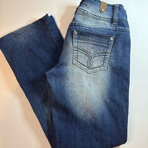 Vtg YMI Women's Ladies Denim Size 5 Straight Leg Blue Jeans Y2K 29x29